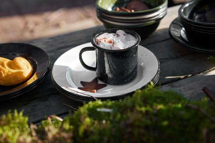 Taza esmaltada Doris 35 cl, Negro Sagaform