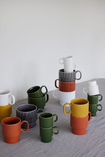 Tazas de café Coffee & More, 2-pack - Amarillo - Sagaform