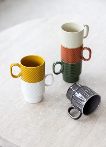 Tazas de café Coffee & More, 2-pack - Beige - Sagaform