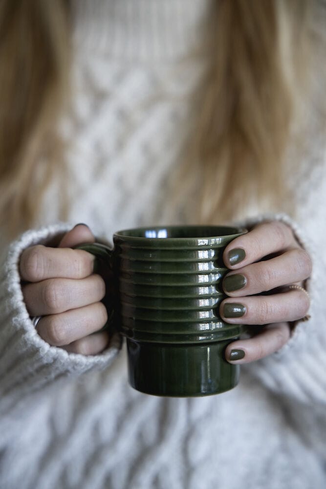 Tazas de café Coffee & More, 2-pack, Verde Sagaform