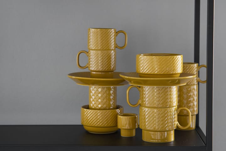 Tazas de té Coffee & More, 2-pack, Amarillo Sagaform
