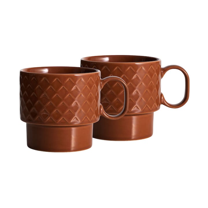 Tazas de té Coffee & More, 2-pack - Terracota - Sagaform
