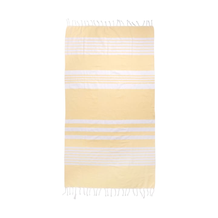 Toalla de baño Ella hamam a rayas 145x250 cm - Amarillo - Sagaform