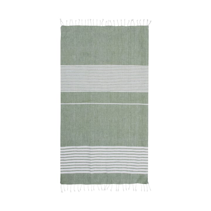 Toalla Ella hamam a rayas 90x170 cm - Verde - Sagaform