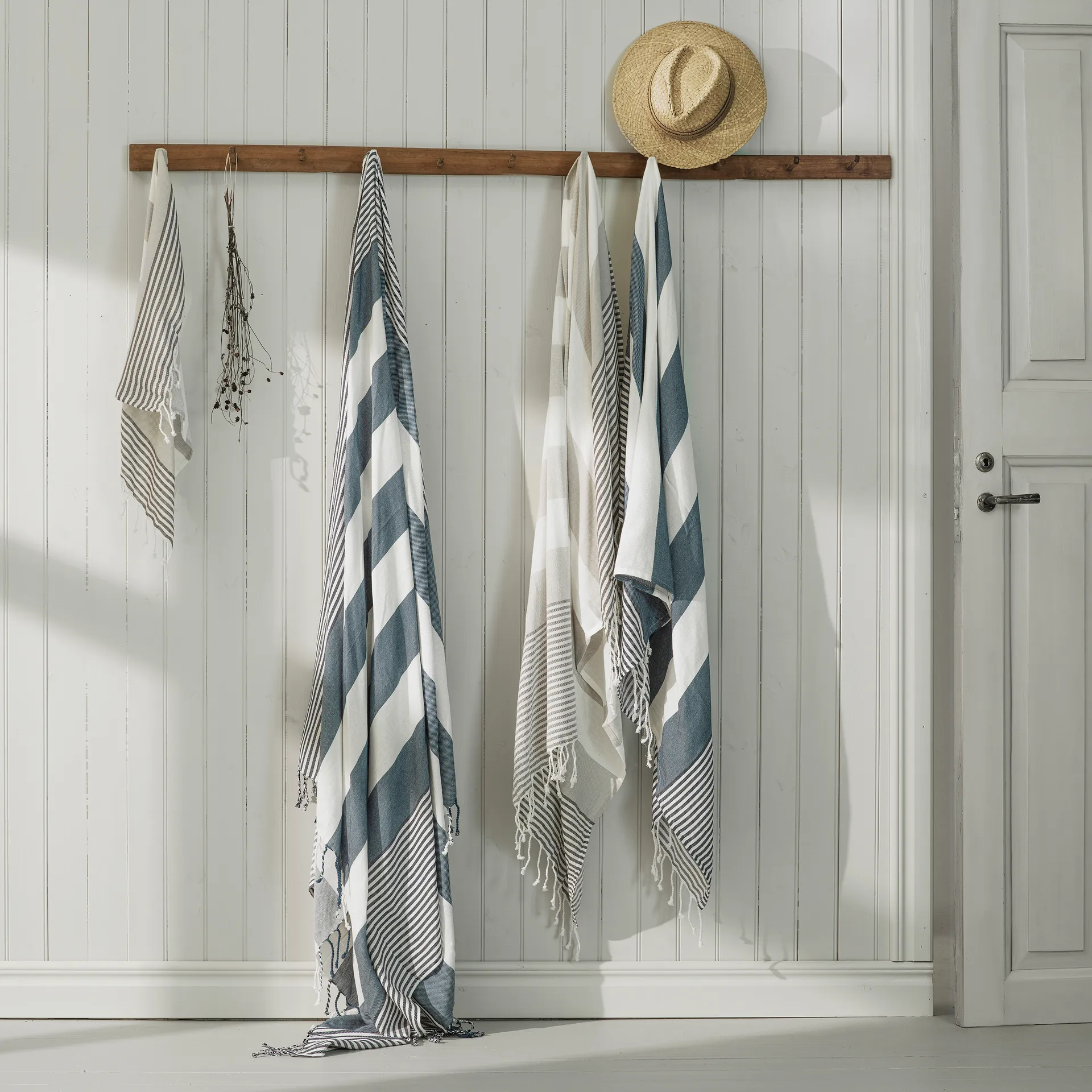 Toalla Hamam 145x250 cm, gris Sagaform