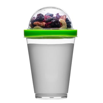 Vaso de yogur y cereales Fresh - verde - Sagaform
