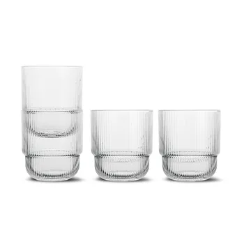 Vasos transparentes Sagaform 4-pack - Claro - Sagaform