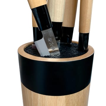 Bloque de cuchillos Satake Houcho Flexibelt - abedul-negro - Satake