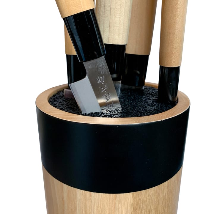 Bloque de cuchillos Satake Houcho Flexibelt, abedul-negro Satake