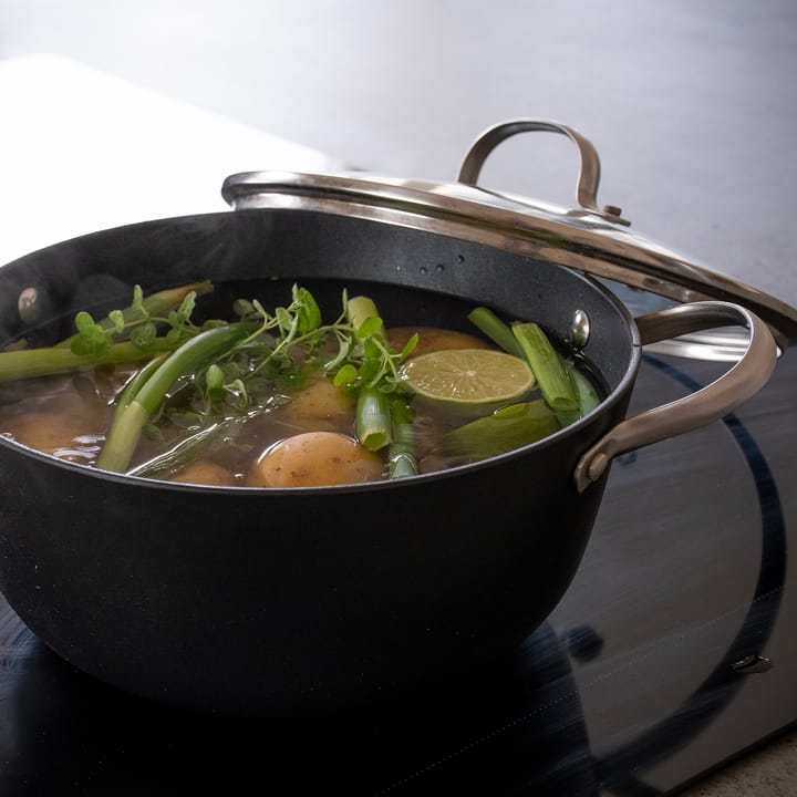Cacerola sautés con tapa de cristal Satake, 4 L Satake