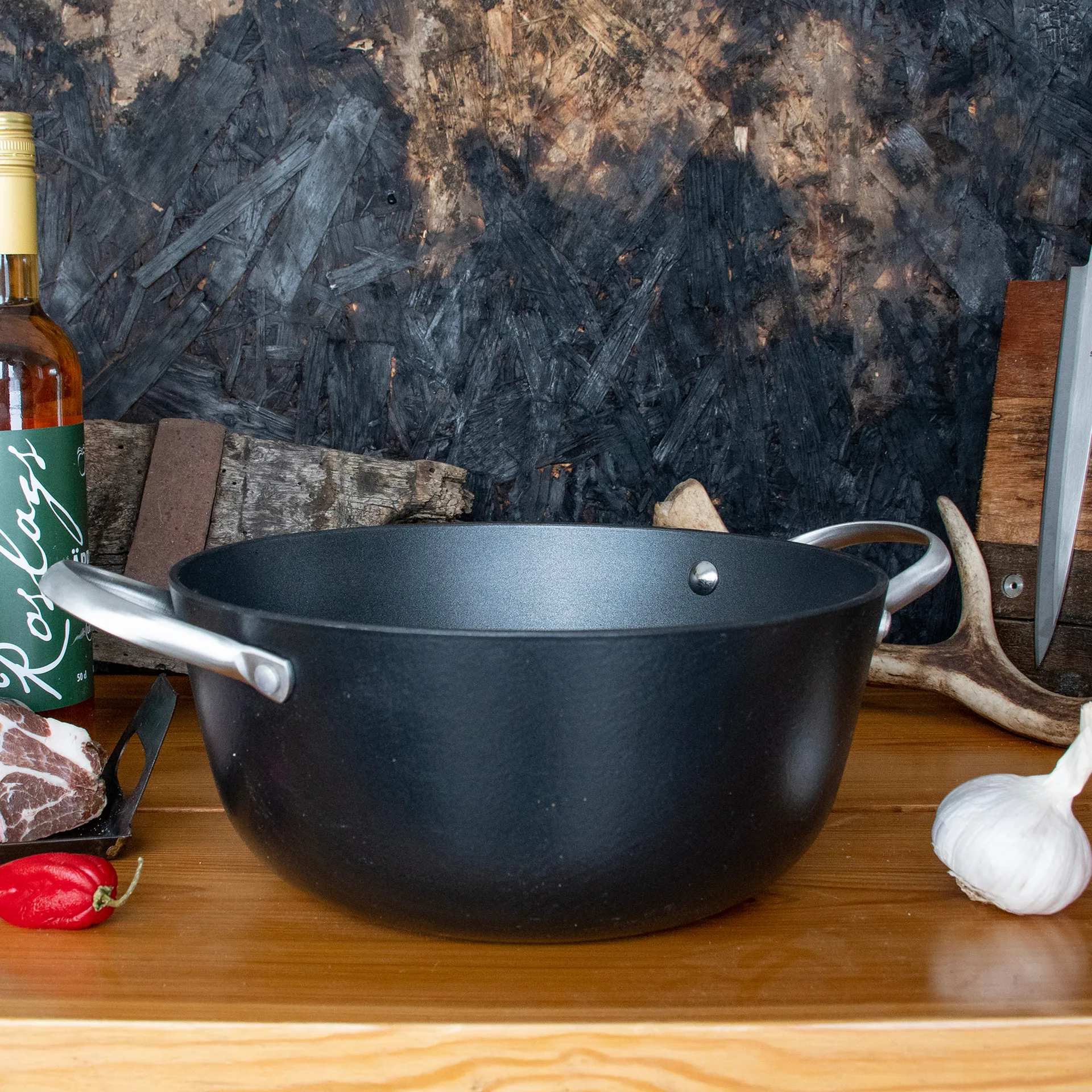 Cacerola sautés con tapa de cristal Satake, 4 L Satake