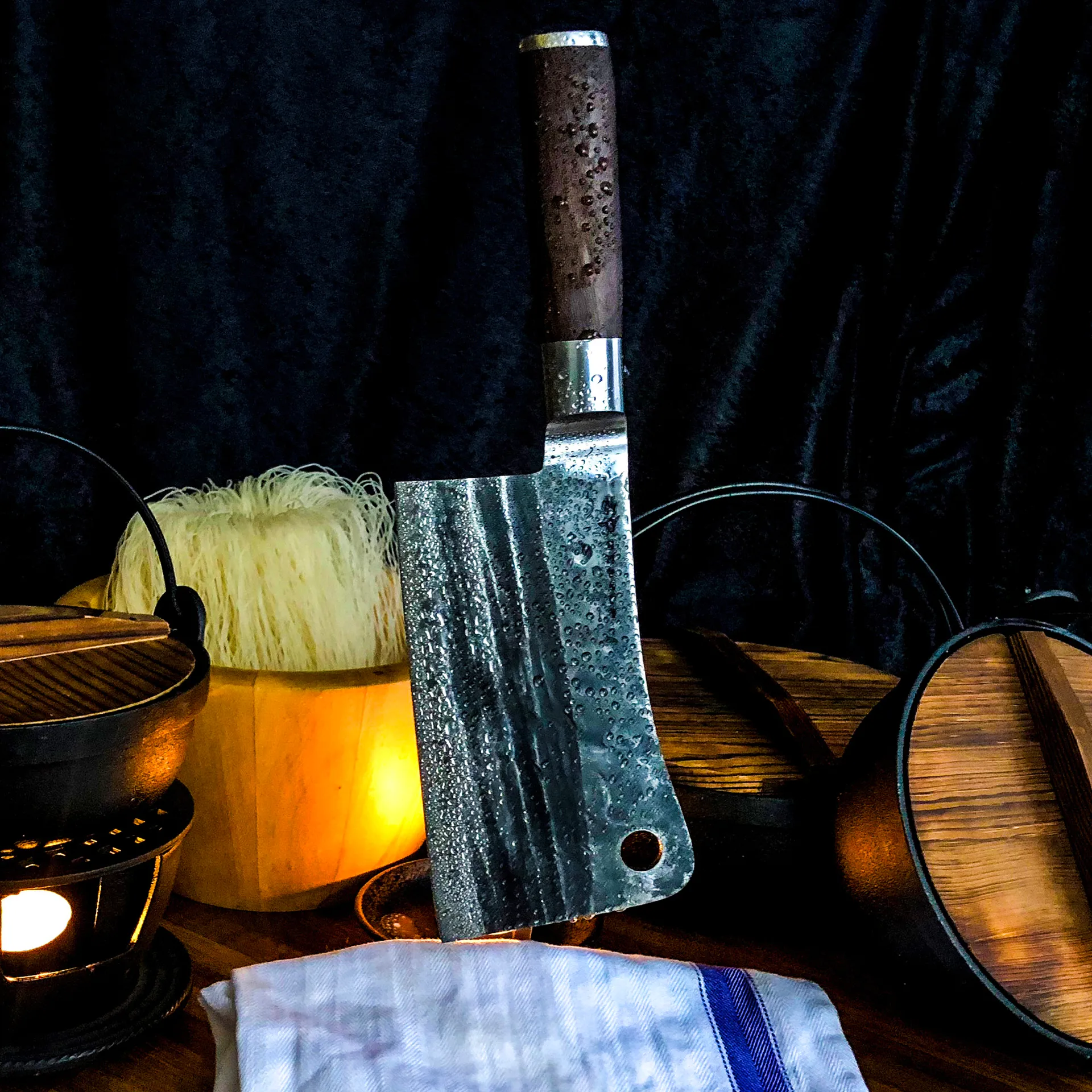 Cuchillo chopper Satake Kuro, 18 cm Satake