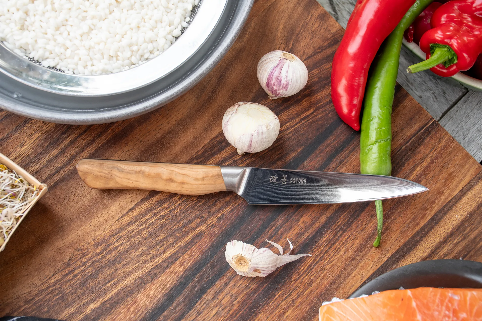 Cuchillo pelador Satake Kaizen Petty, 12 cm Satake