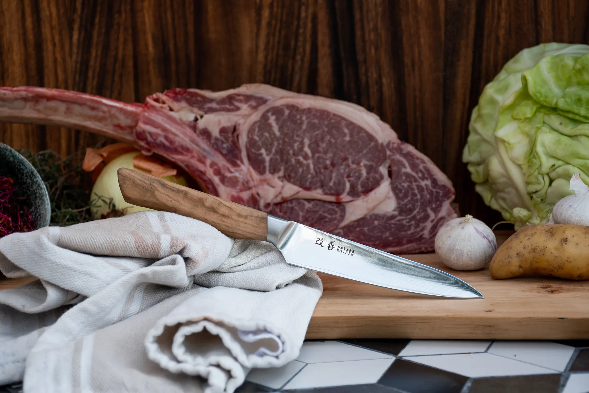 Cuchillo pelador Satake Kaizen Petty, 12 cm Satake