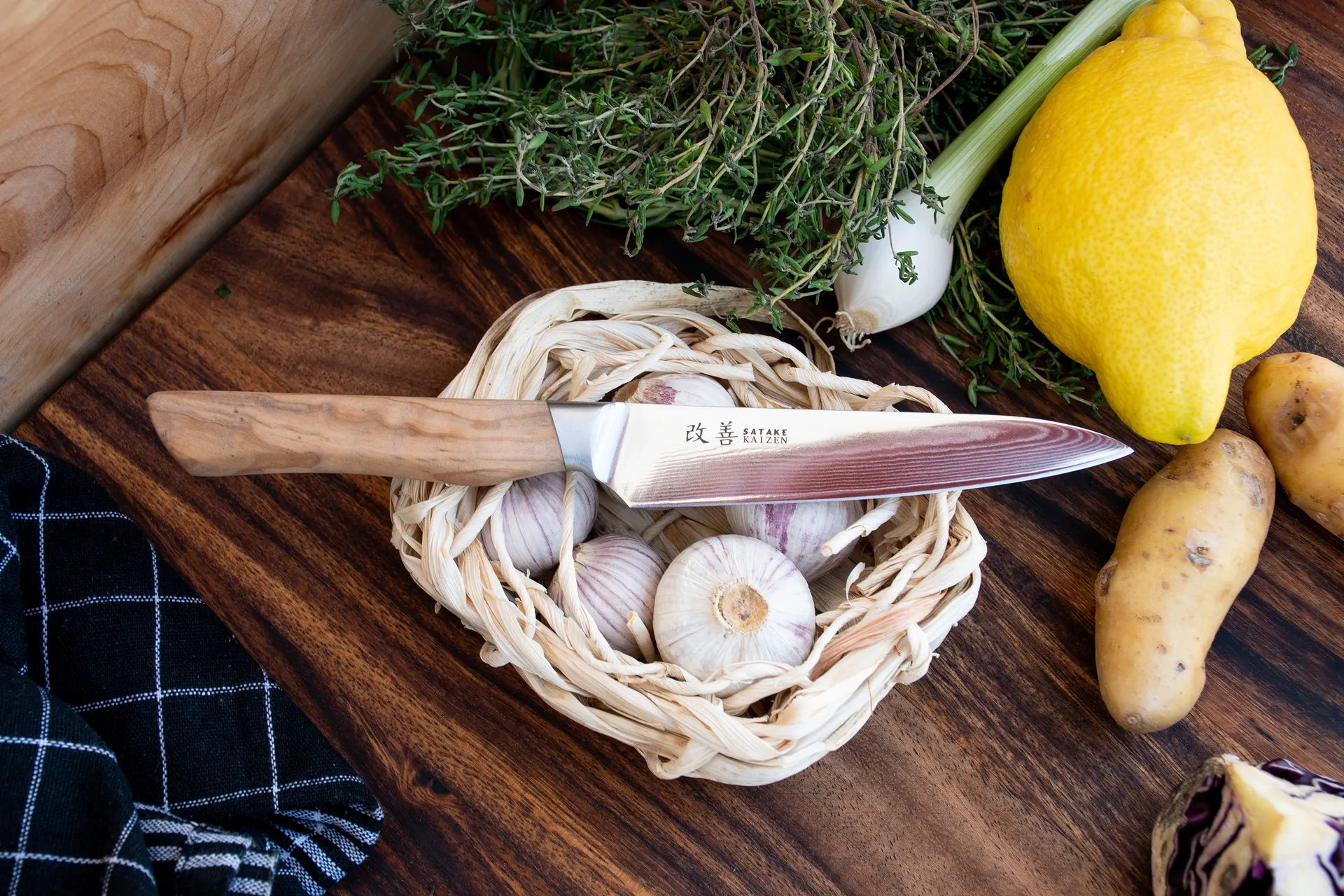 Cuchillo pelador Satake Kaizen Petty, 12 cm Satake