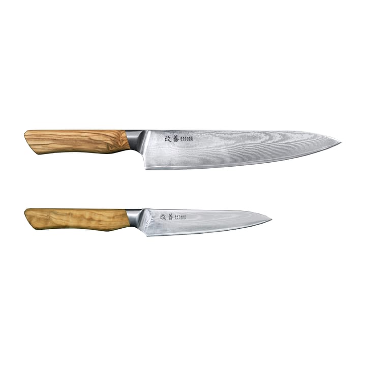 Juego de cuchillos Kaizen Gyoto 18 cm & Petty 12 cm - 2 piezas - Satake