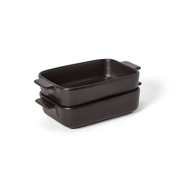 Molde para horno de porcelana negro Satake 2-pack - 19 cm - Satake