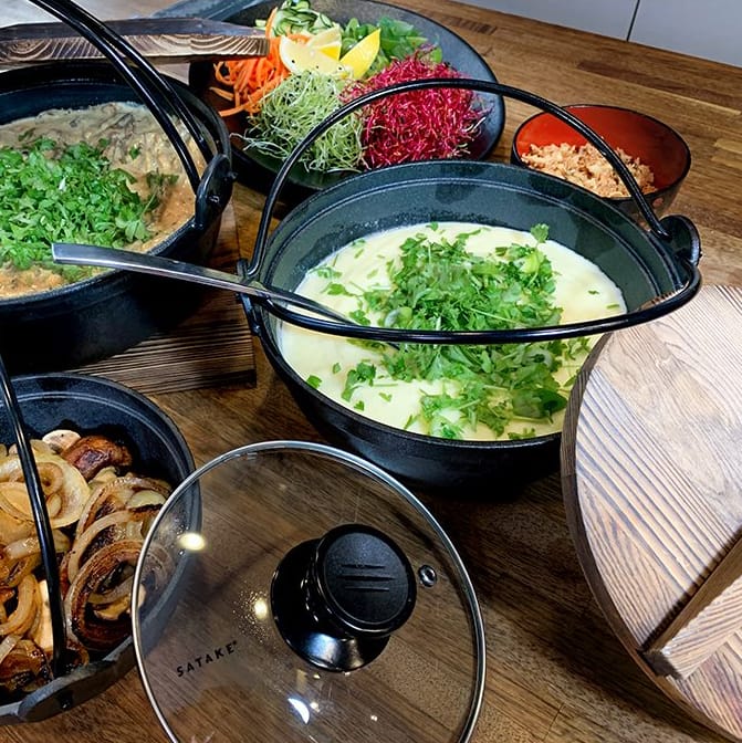 Olla Satake Nabe, negro, 3,6 L Satake