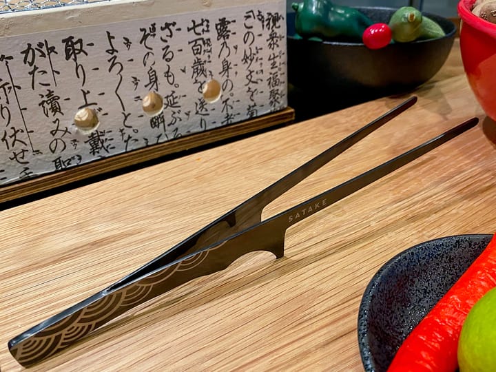 Pinzas de cocina Satake Hibachi, acero inoxidable Satake
