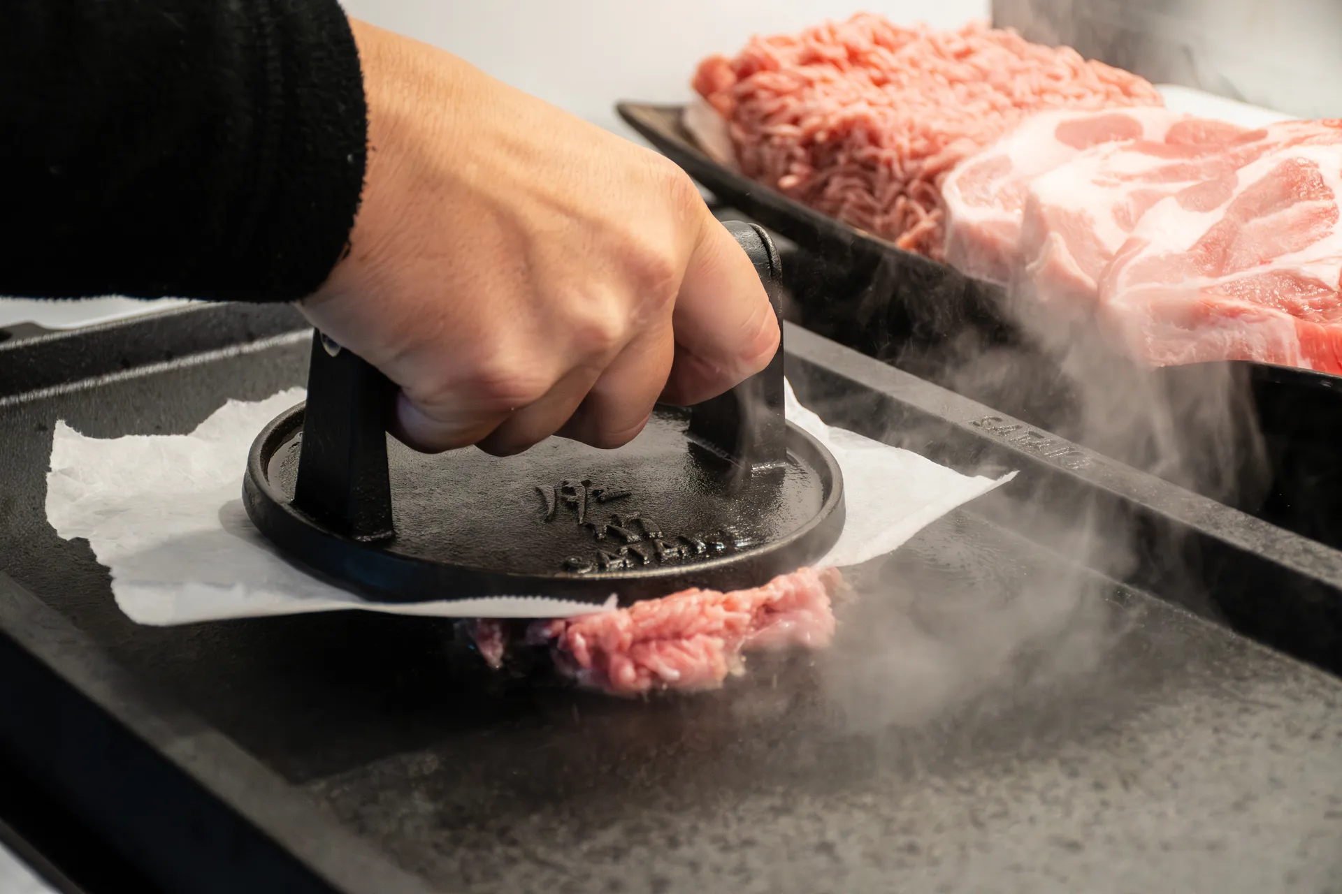 Plancha de asar Satake de hierro fundido, 47,5x27 cm Satake