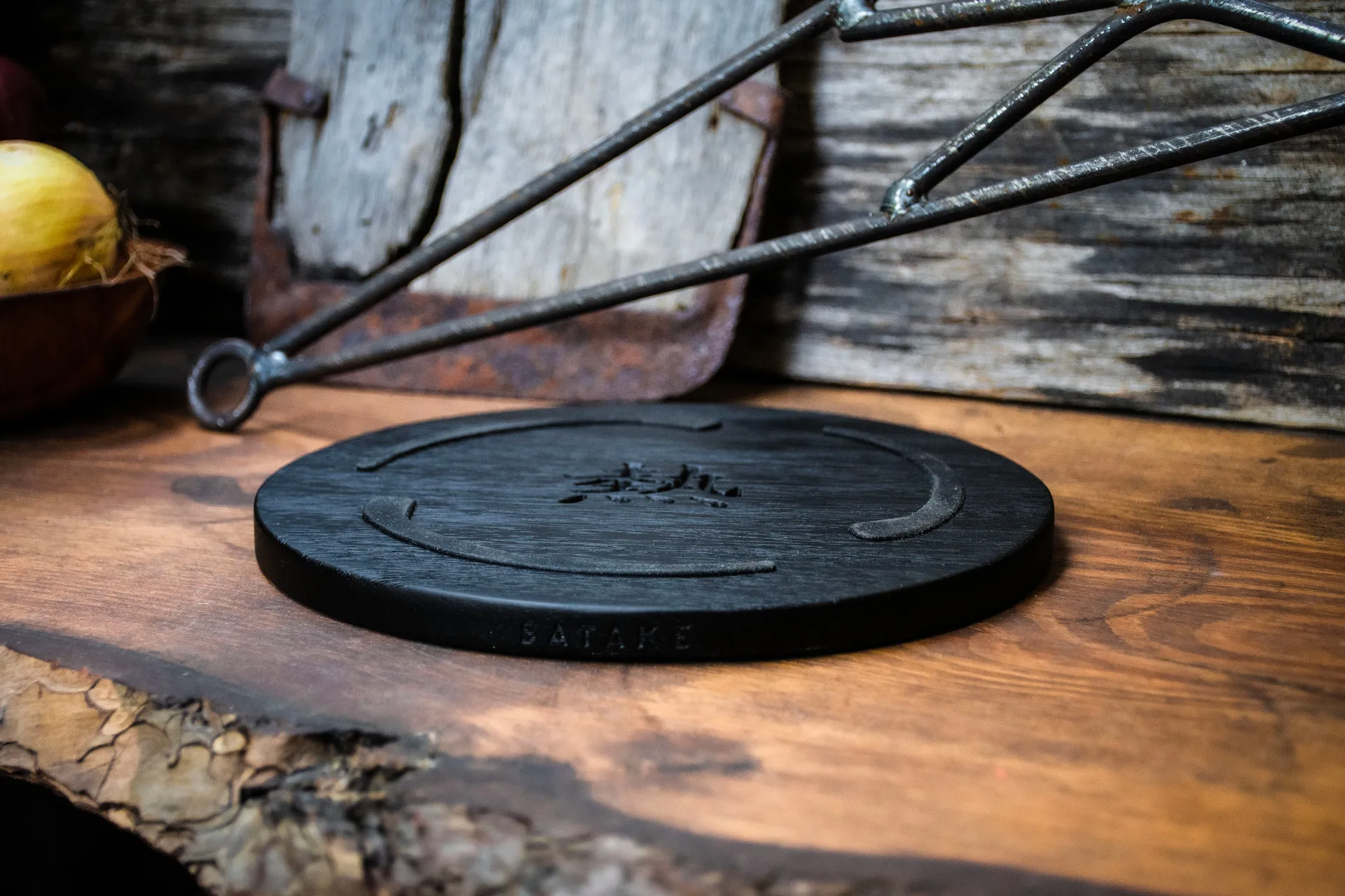 Posavasos magnético Satake , negro-silicona Satake