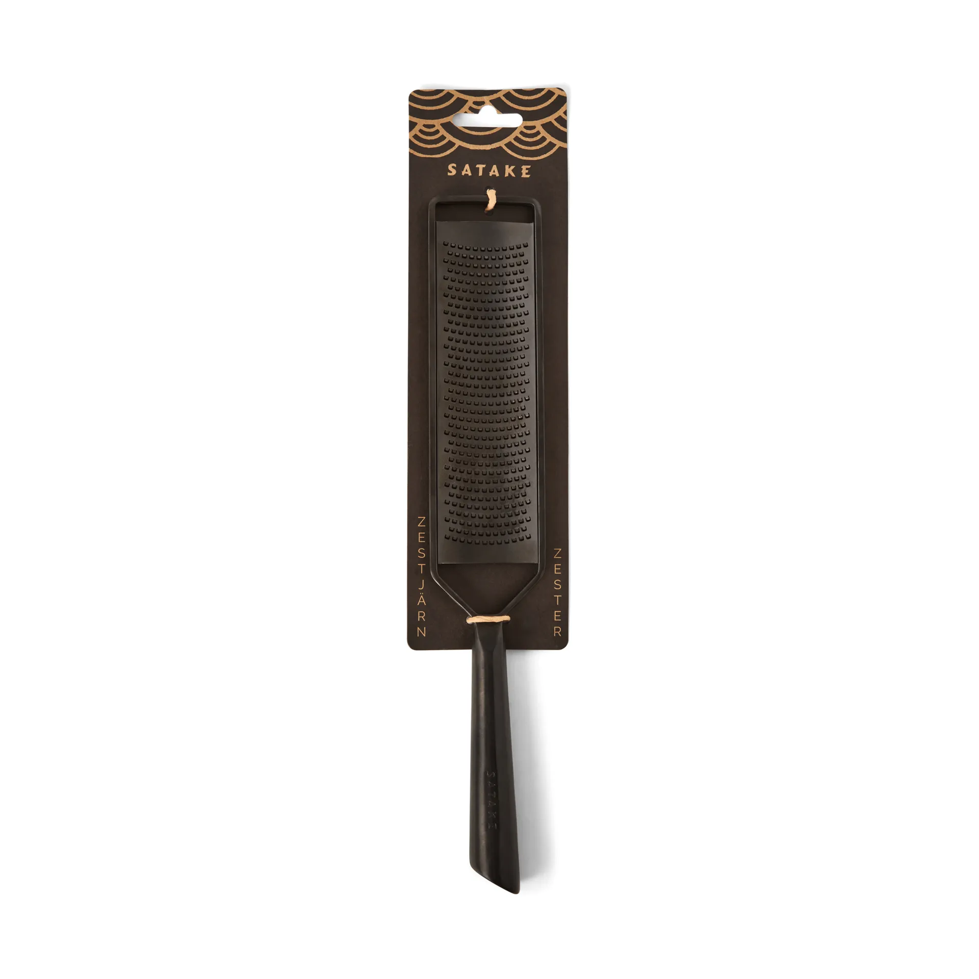 Rallador de ralladura, Negro, 33,8x5,6 cm Satake