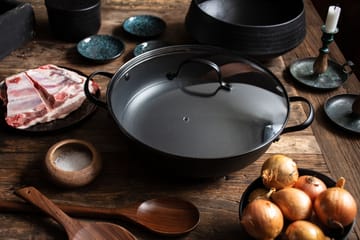Sartén Satake de hierro fundido ligero con recubrimiento cerámico - 30 cm - Satake