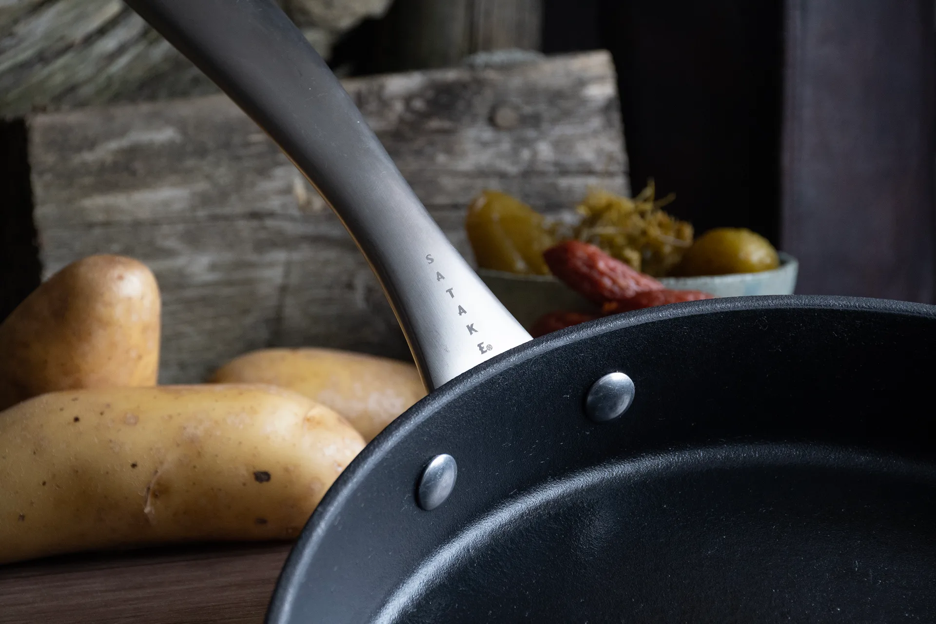 Sartén Satake hierro fundido, 22 cm Satake