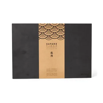 Satake tabla de cortar de madera y papel - 37x25,5x0,6 cm - Satake