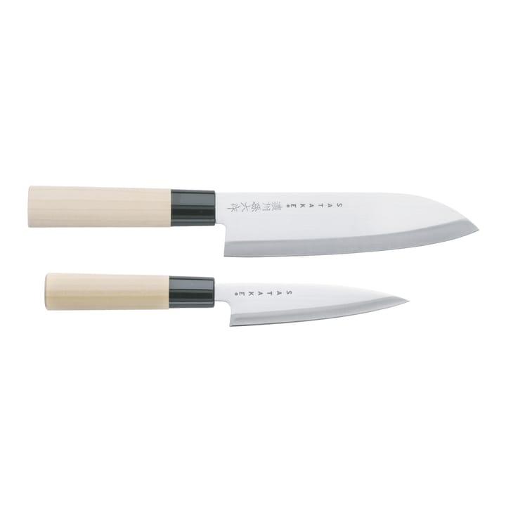 Set de cuchillos petty y santoku Satake Houcho - 2 piezas - Satake