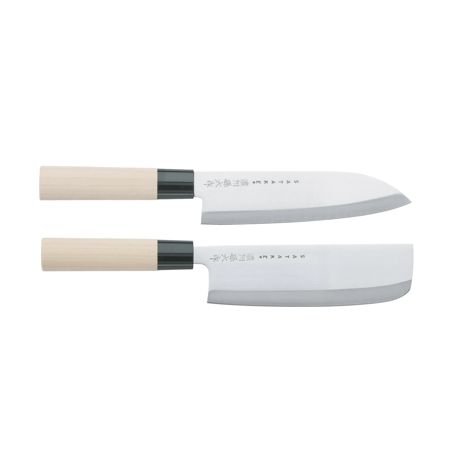 Set de cuchillos santoku y nakiri Satake Houcho, 2 piezas Satake