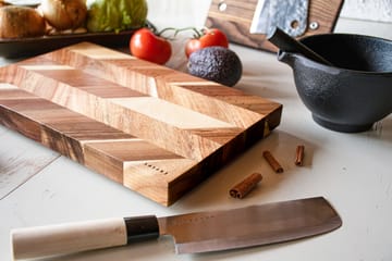 Tabla de cortar con puntos de medición Satake 35,5x23,5 cm - acacia - Satake