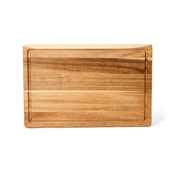 Tabla de cortar Satake - Acacia, aceitada, 43,2x27,9x3,8 cm - Satake