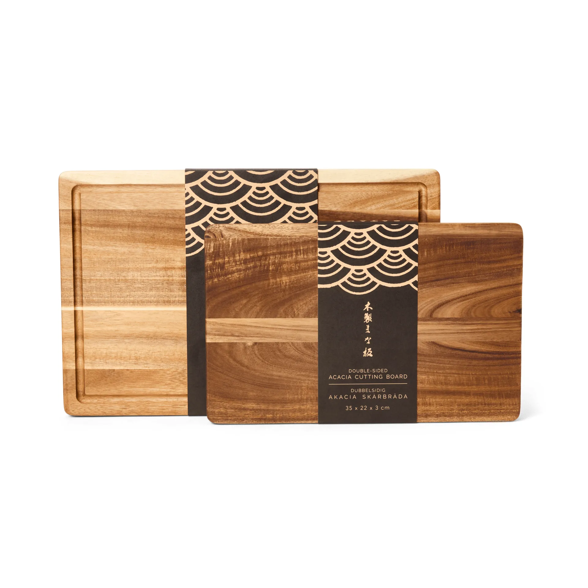 Tabla de cortar Satake, Acacia, aceitada, 43,2x27,9x3,8 cm Satake