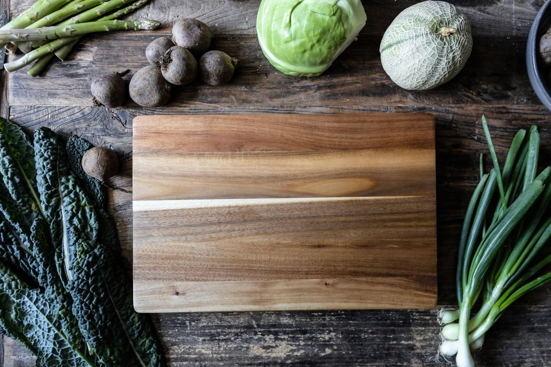 Tabla de cortar Satake, Acacia, aceitada, 43,2x27,9x3,8 cm Satake