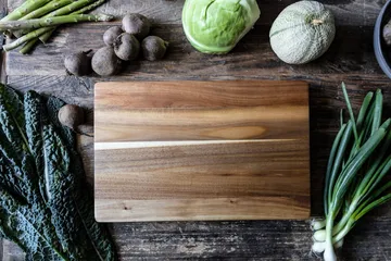 Tabla de cortar Satake - Acacia, aceitada, 43,2x27,9x3,8 cm - Satake