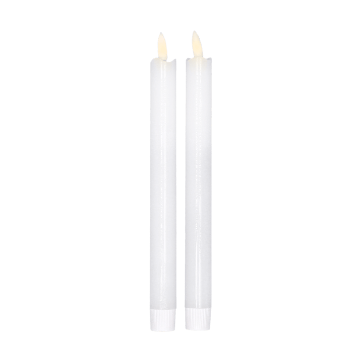 2 Velas LED Bright 25 cm - blanco - Scandi Essentials