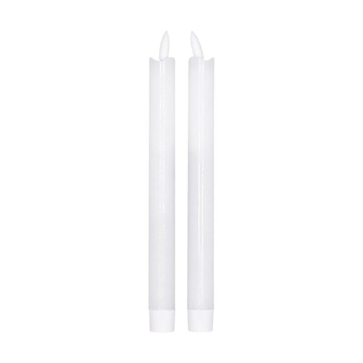 2 Velas LED Bright 25 cm, blanco Scandi Essentials