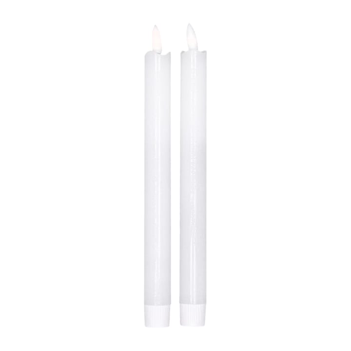 2 Velas LED Bright 25 cm - blanco - Scandi Essentials