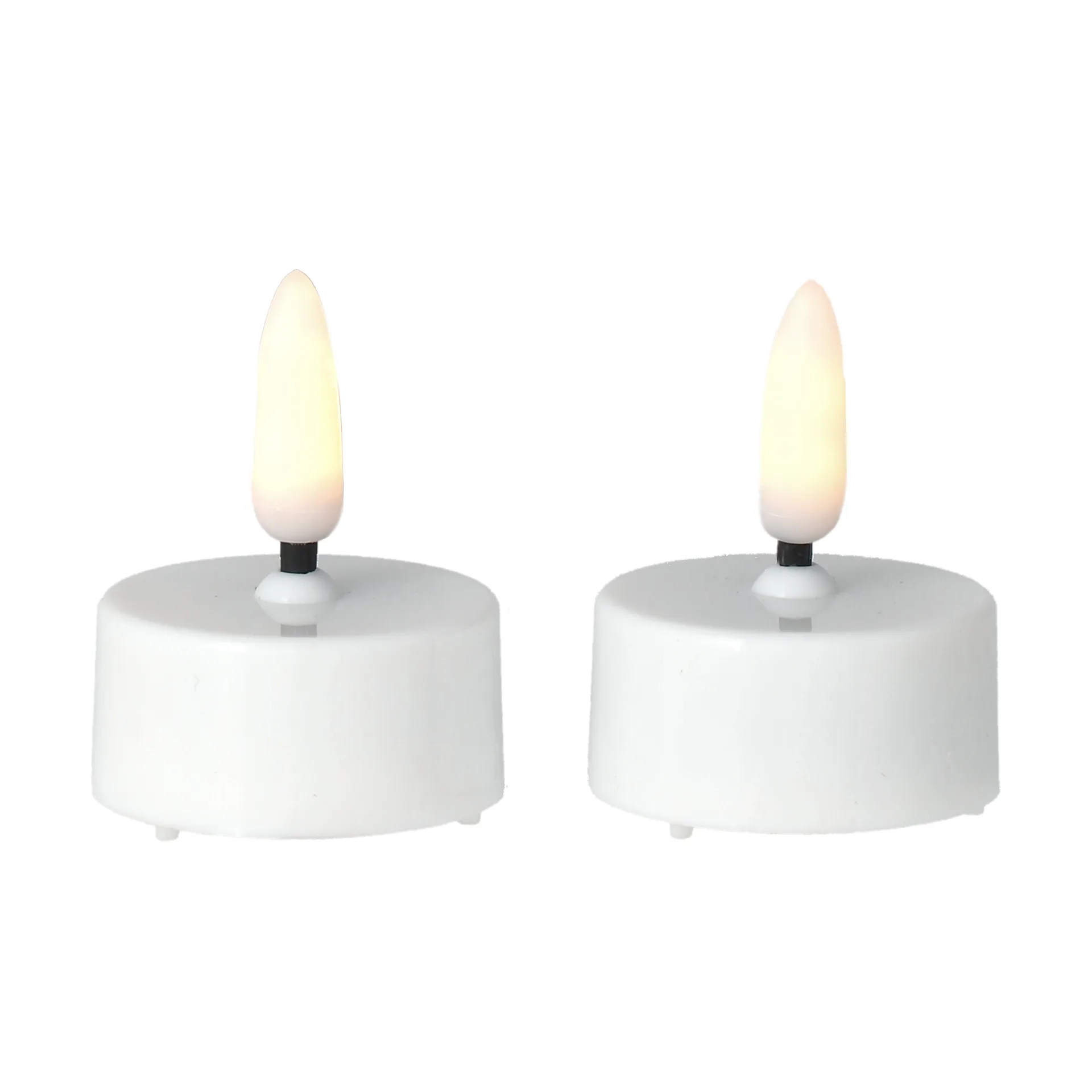 2 Velas LED Bright Ø3,8 cm, White Scandi Essentials