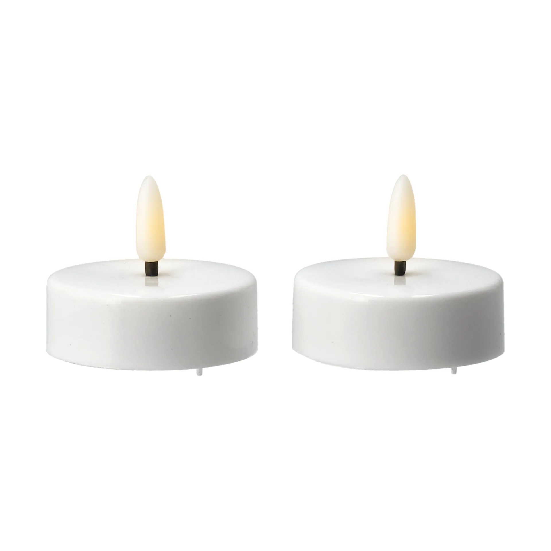 2 Velas LED Bright Ø5,8 cm, White Scandi Essentials