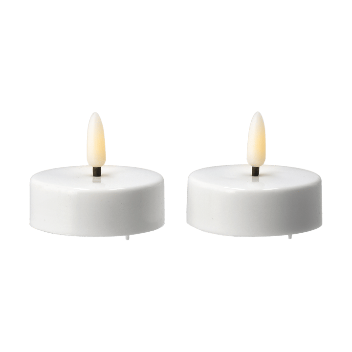 2 Velas LED Bright Ø5,8 cm - White - Scandi Essentials