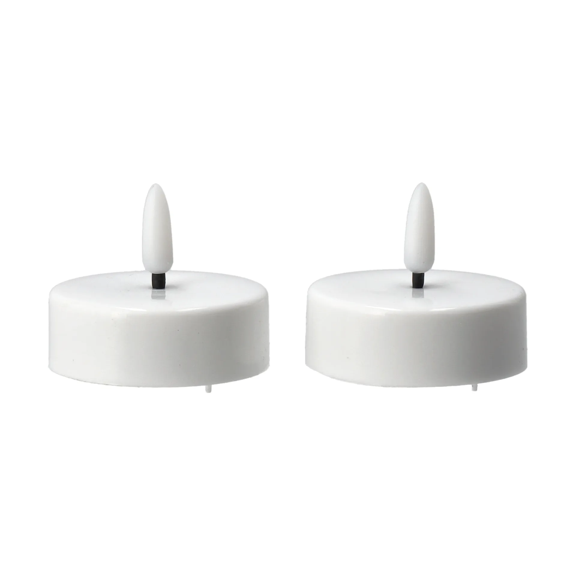 2 Velas LED Bright Ø5,8 cm, White Scandi Essentials