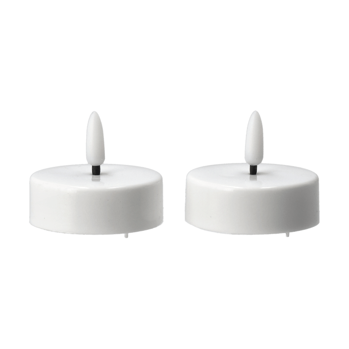 2 Velas LED Bright Ø5,8 cm, White Scandi Essentials
