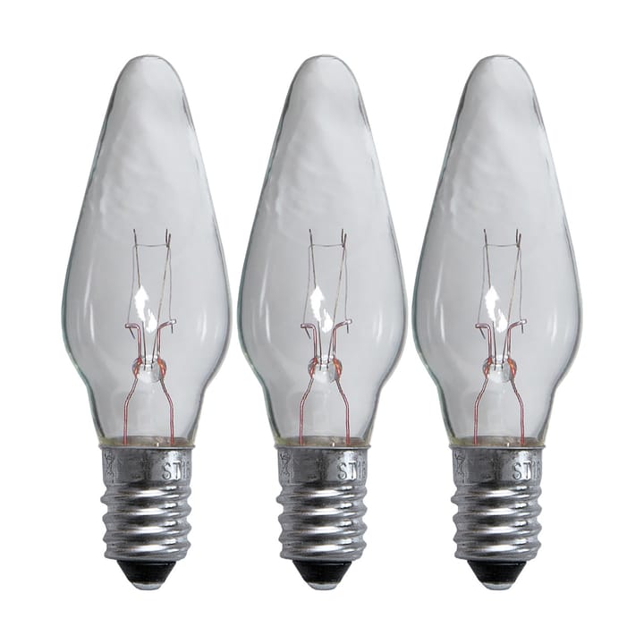 3 fuentes de luz Lit E10 repuesto 55V - Transparente, 3W - Scandi Essentials