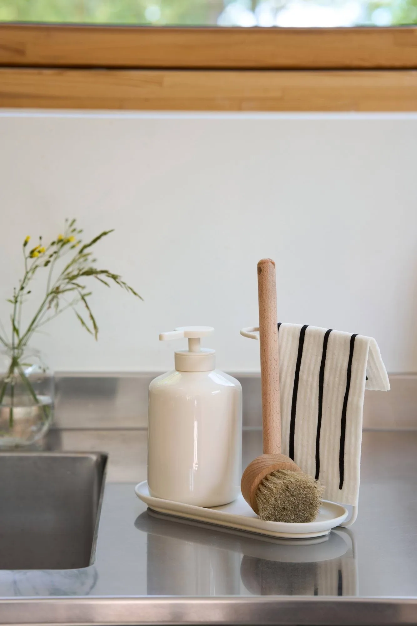 Daily bayeta con estampado, blanco, pack de 3 Scandi Essentials