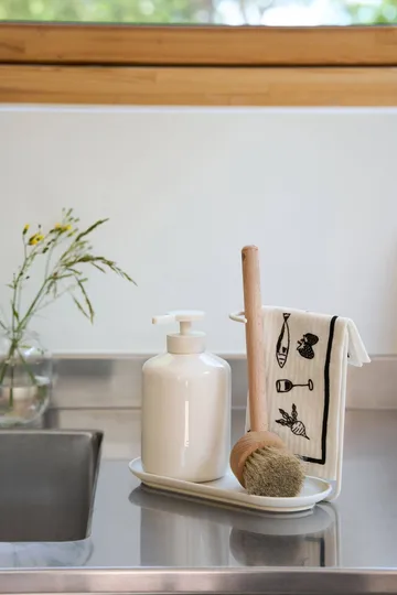 Daily bayeta con estampado - blanco, pack de 3 - Scandi Essentials