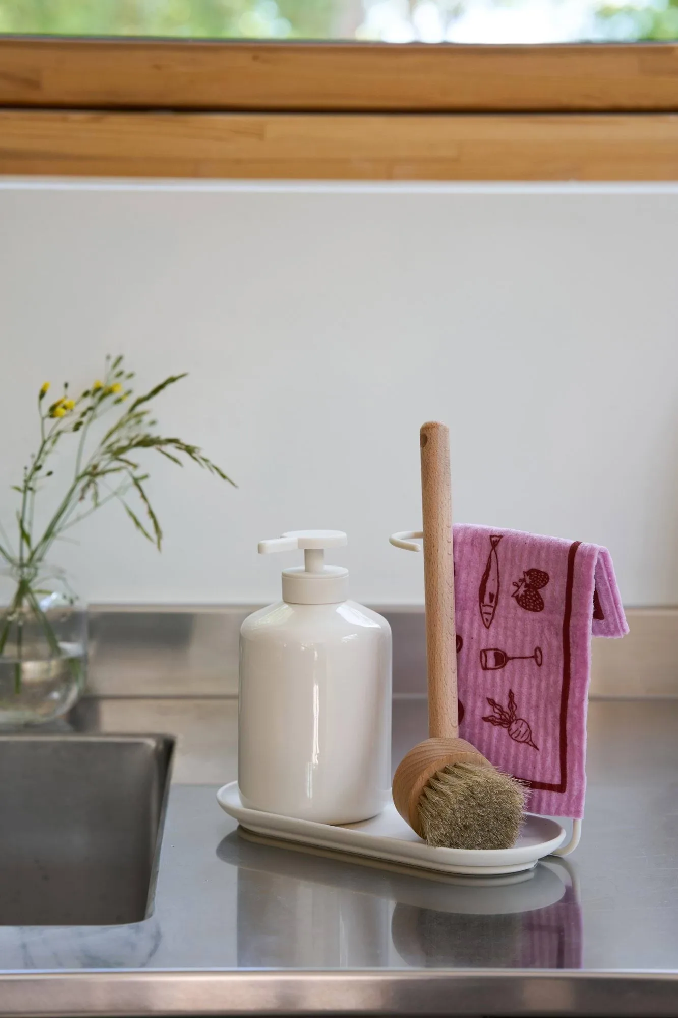 Daily bayeta con estampado, Rosa, pack de 3 piezas Scandi Essentials
