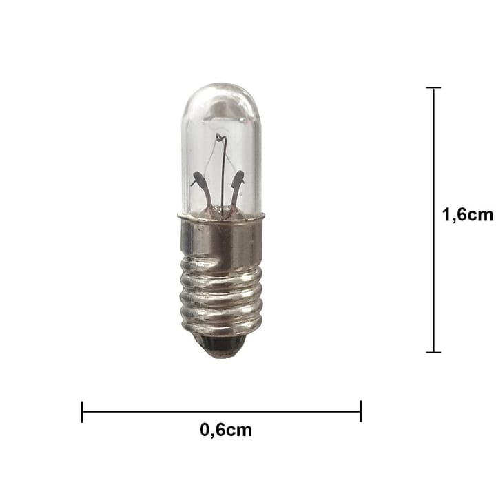 Fuente de luz Lit E5 repuesto 12V 0,6W, Transparente Scandi Essentials
