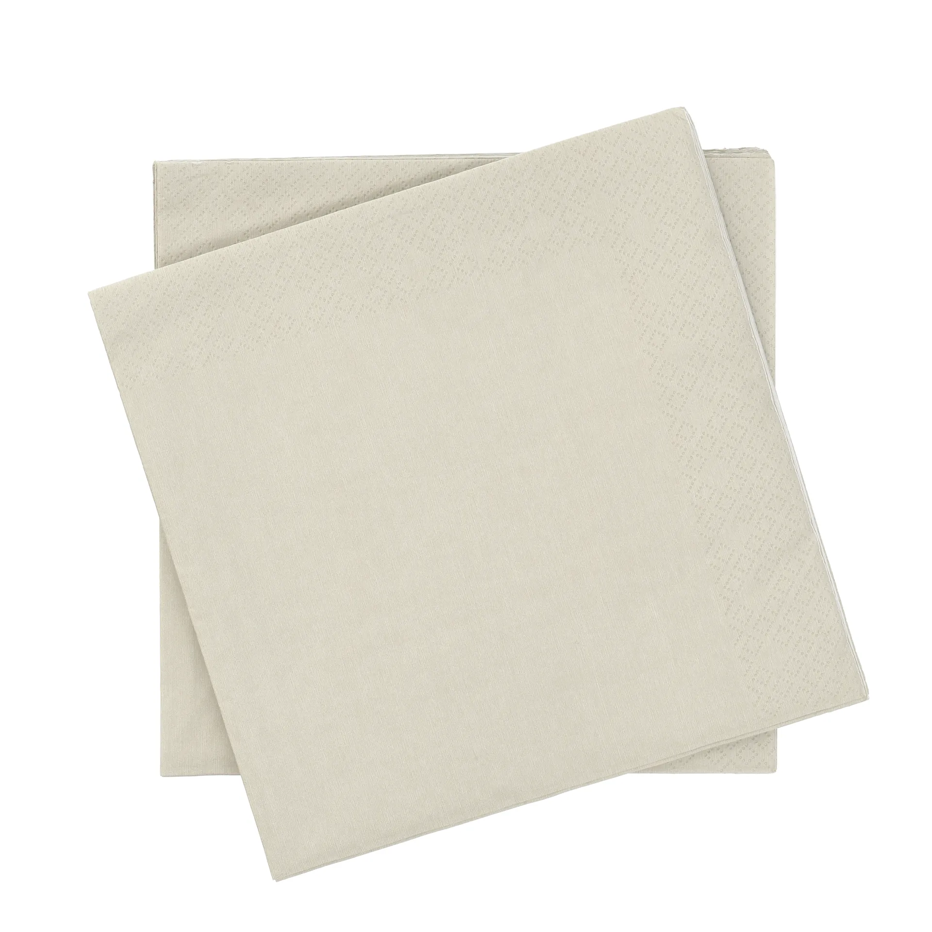 Plain servilleta de papel, Beige, paquete de 20, 40x40 cm Scandi Essentials
